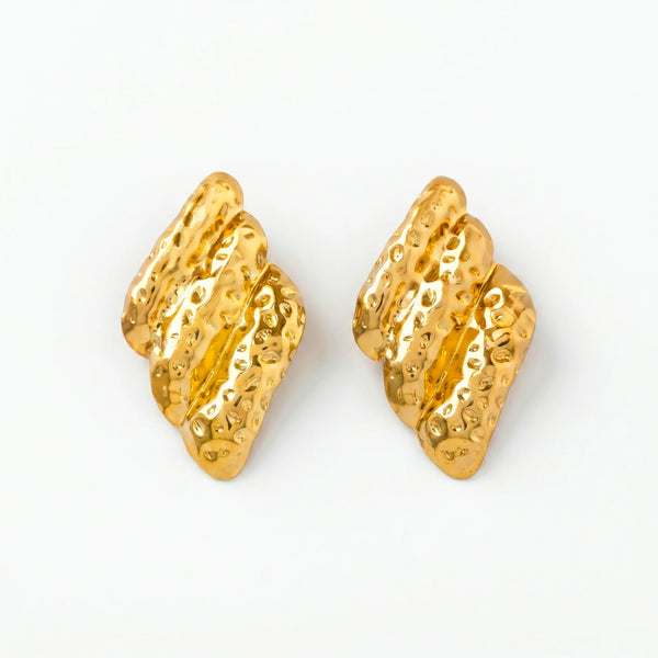 PAJURI Earrings Anti-Tarnish Abstract Diamond Shaped