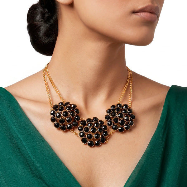 PAJURI Necklace Anti-Tarnish Handmade Crystal Beaded Choker