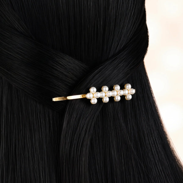 PAJURI Hair Pin Anti-Tarnish Pearl Flowers