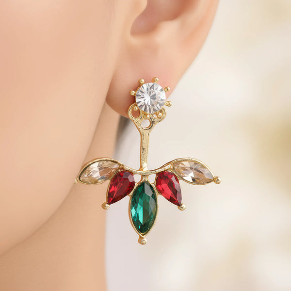 PAJURI Earrings Anti-Tarnish Solitaire Drop Studs