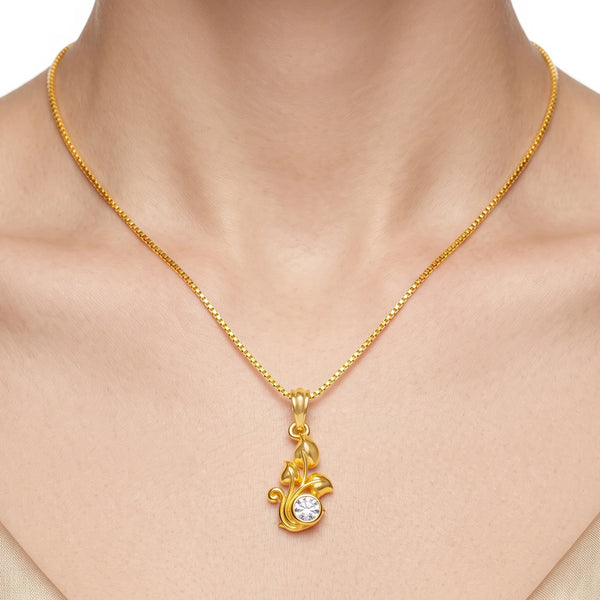 PAJURI Necklace Anti-Tarnish Vine Crystal Chain