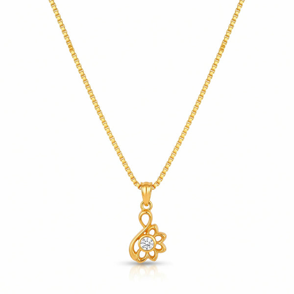 PAJURI Necklace Anti-Tarnish Infinity Floral Chain