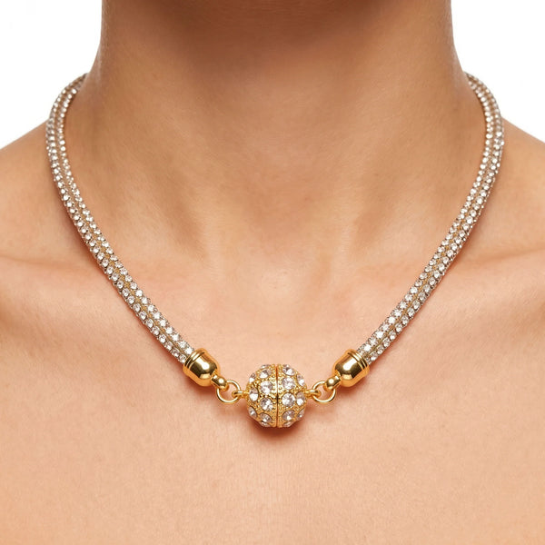 PAJURI Necklace Anti-Tarnish Crystal Rope Chain