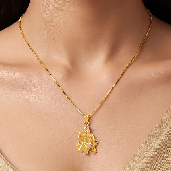 PAJURI Necklace Anti-Tarnish Hanuman Pendant