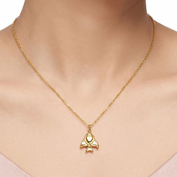 PAJURI Necklace Anti-Tarnish Fish Pendant Chain