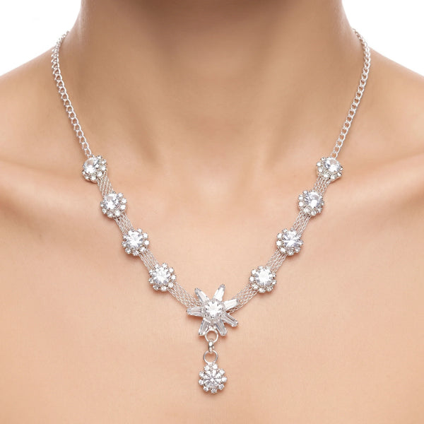 PAJURI Necklace Anti-Tarnish Floral Starburst Chain