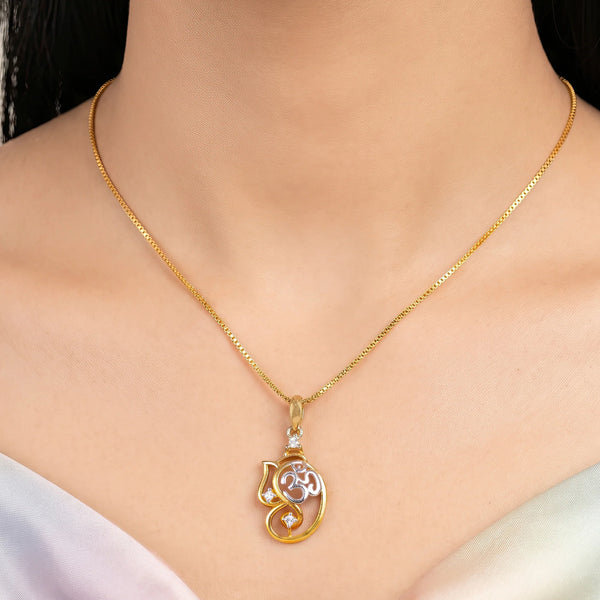 PAJURI Necklace Anti-Tarnish Ganesha Pendant