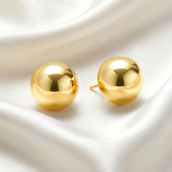 PAJURI Earrings Anti-Tarnish 14mm Post Studs