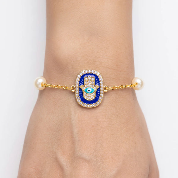 PAJURI Bracelet Anti-Tarnish Evil Eye (Adjustable Size)