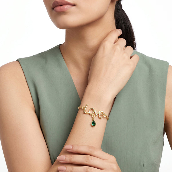 PAJURI Bracelet Anti-Tarnish Love Slider (Adjustable Size)