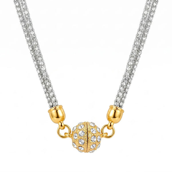 PAJURI Necklace Anti-Tarnish Crystal Rope Chain