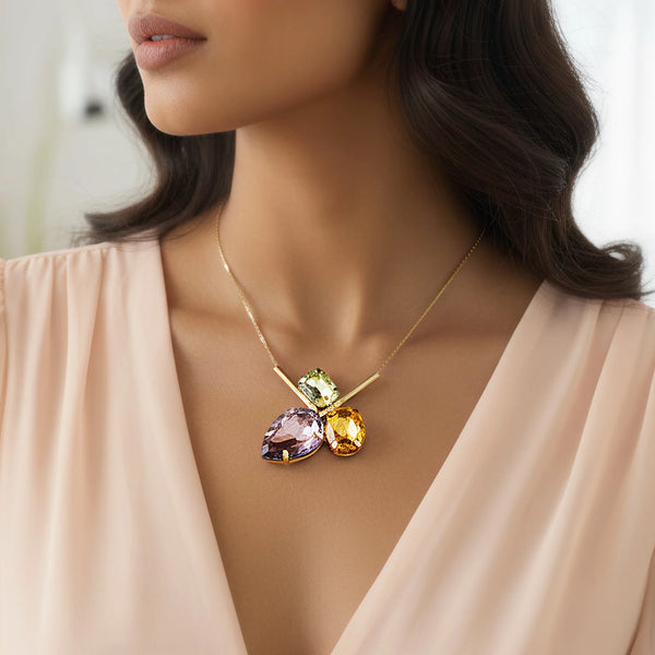 PAJURI Necklace Anti-Tarnish Tri-Shape Pendant